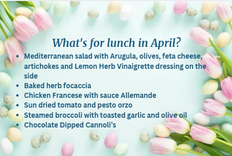 April lunch